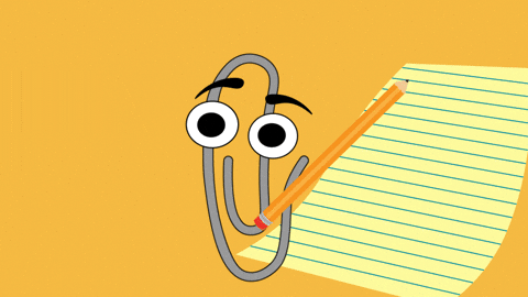 Animated checklist with items being ticked off one by one