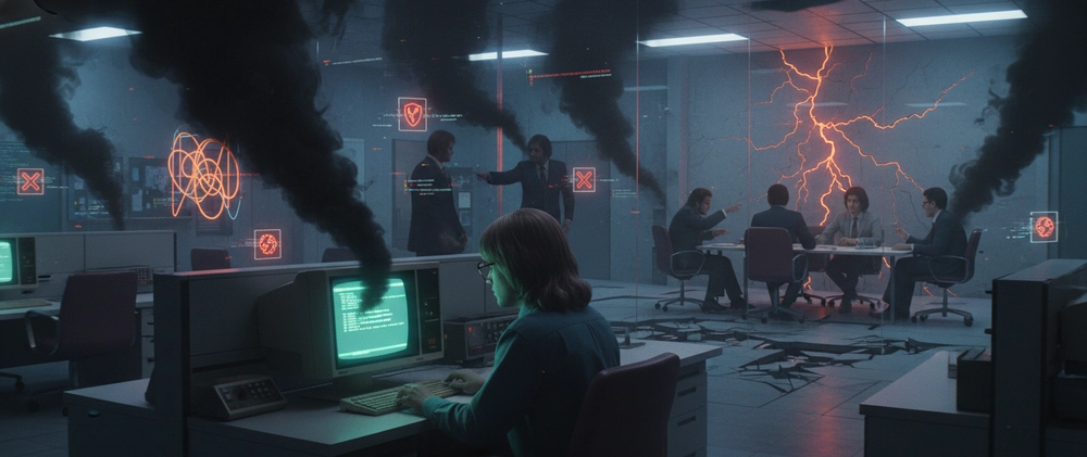 Cover image for blog post: "The Corporate Cowards: How Toxic Companies Kill Great Engineers"