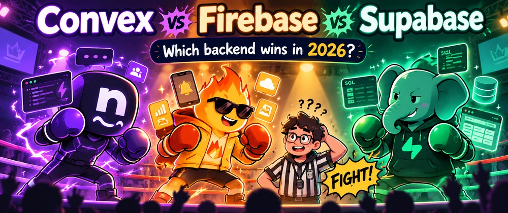 Cover image for blog post: "Convex vs Firebase vs Supabase in 2026: Stop Asking Which One Is Best"